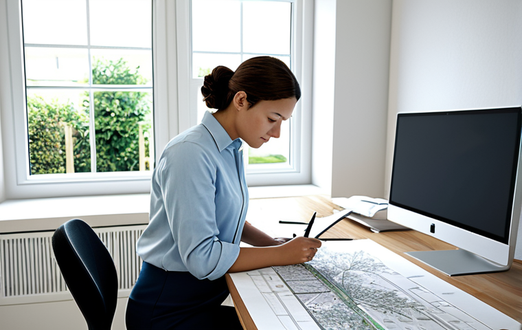 **

A professional landscape architect, fully clothed in appropriate attire, reviewing blueprints for a garden design project in a well-lit office.  Modern computer with design software visible.  Perfect anatomy, correct proportions, natural pose. Safe for work, appropriate content, professional, modest, family-friendly.  High quality render.

**